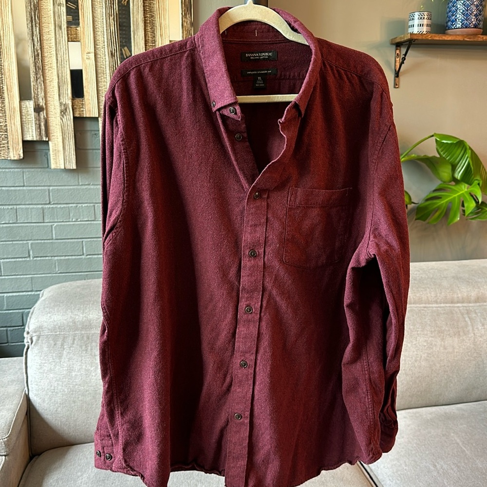 Men’s Banana Republic Flannel Shirt